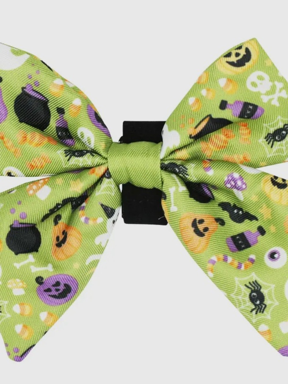 Halloween Green Dog Bow Tie Accessory